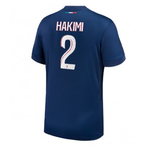 Paris Saint-Germain Achraf Hakimi #2 Hjemmebanetrøje 2024-25 Kort ærmer